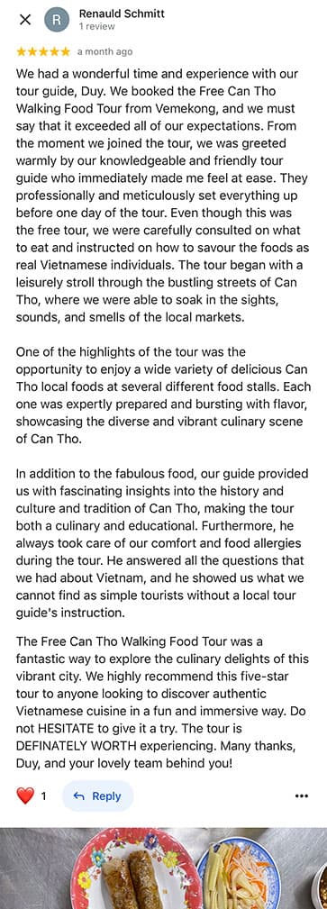 Free Can Tho Walking Food Tour